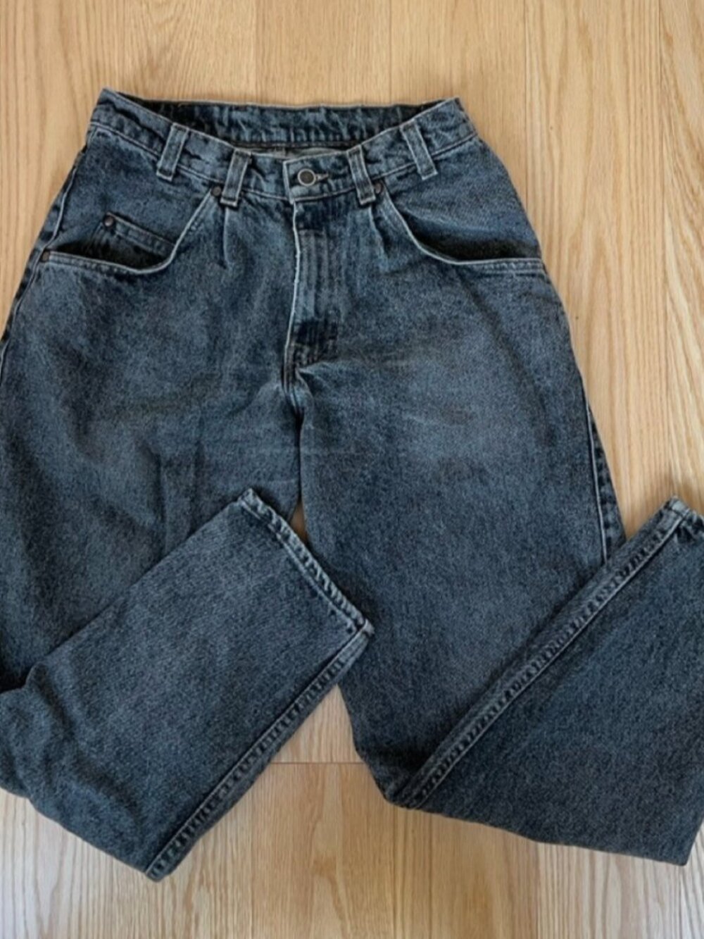 Vintage Levis Jeans Womens 30x30 Charcoal Silvertab Made In USA Black 90s Y2k